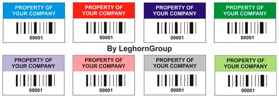 asset labels kleuren personnalisaties